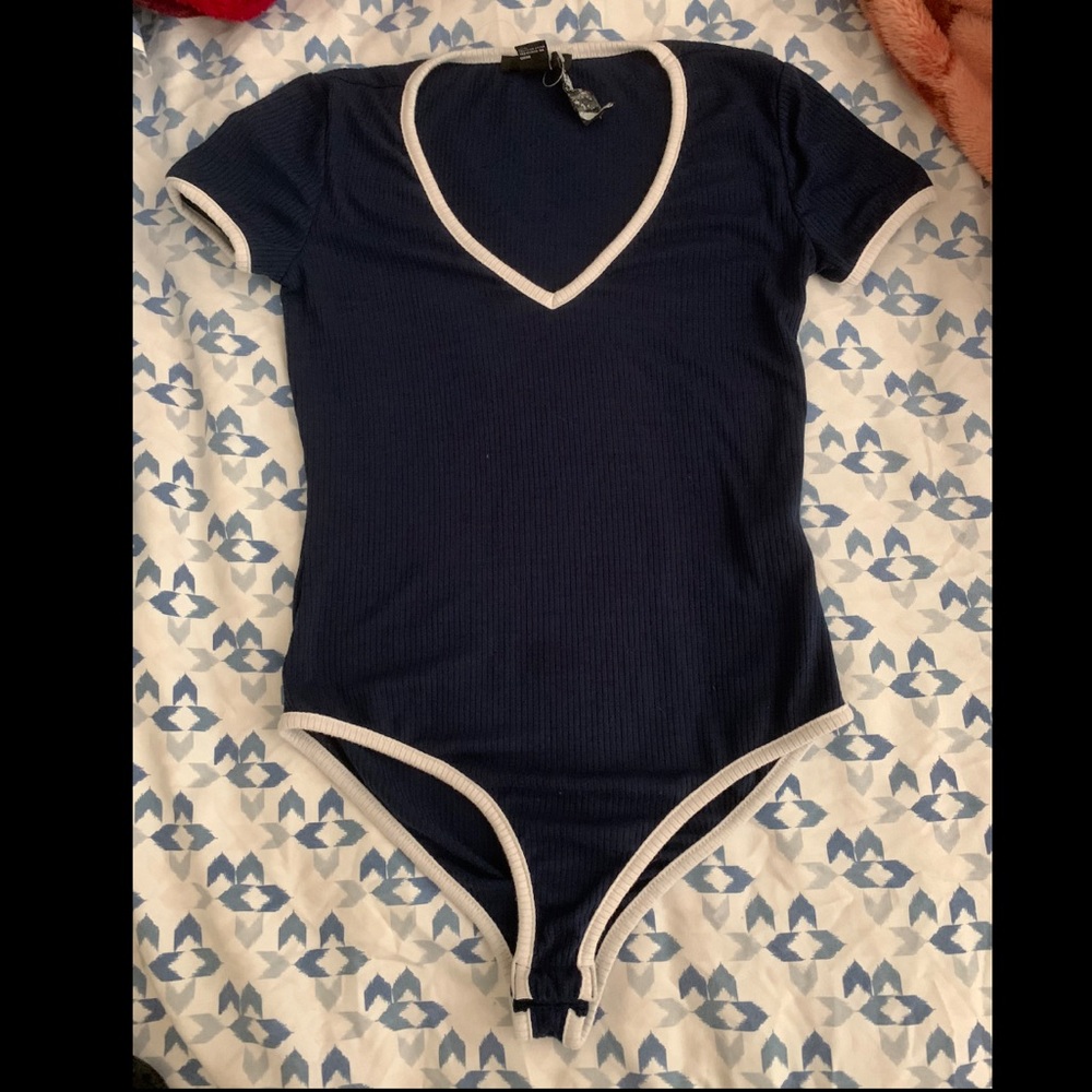 Forever 21 Ribbed Bodycon Bodysuit